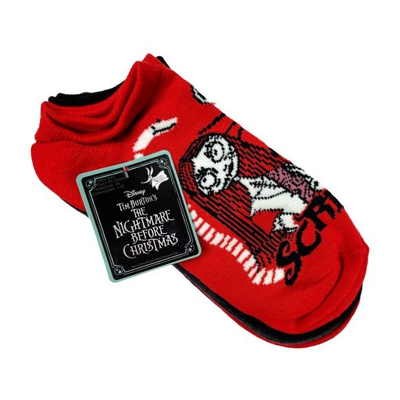 Disney Tim Burton’s The Nightmare Before Christmas Ankle Socks - Picture 1 of 3